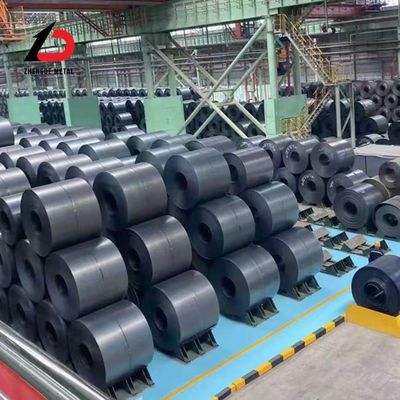 China Warmgewalzte Kohlenstoffstahlspule ASTM A36 A53 Q235 Q345 Stahlspule 5mm 10mm 15mm Dicke kundenspezifische Streifenspule für die industrielle Fertigung