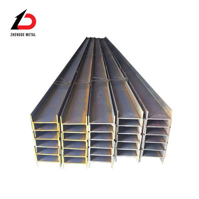 JIS G3101 Kohlenstoffstahl H-Strahlstruktur Breitflanschstahl Verzinkter Profil W12 X 65