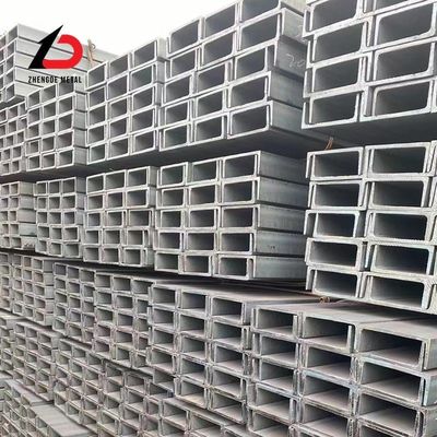 Warmgewalzte Kohlenstoffstahl U-Kanal S235jr S355jr 16 Gauge Metall U-Kanal