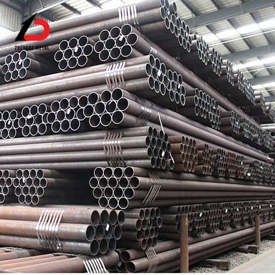 Fabrik-direkte JIS-Standard EN 10219 S235jr S355gh Nahtloses Rohr aus leichtem Stahl Schwarzes Eisen-Stahlrohr 6m 12m Kohlenstoffstahl Nahtloses Rohr Preis