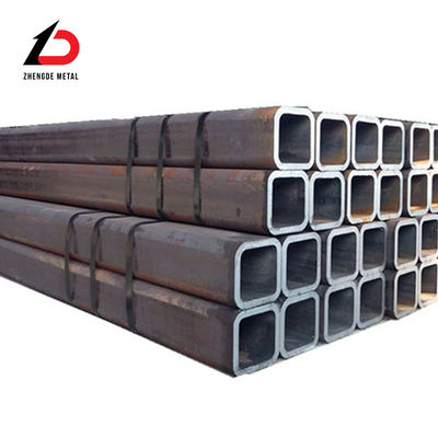 China Fabrik S235jr Ss400 S235j0 A572 Kohlenstoffstahl Rechteckige nahtlose Röhre Niedrigkohlenstoff nahtlose Stahlröhre Verzinkte Rechteckige Röhre für Baustoffe