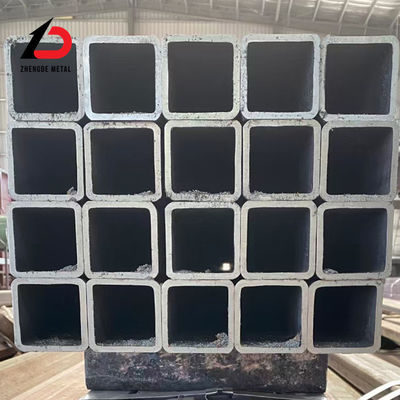 China Fabrik S235jr Ss400 S235j0 A572 Kohlenstoffstahl Rechteckige nahtlose Röhre Niedrigkohlenstoff nahtlose Stahlröhre Verzinkte Rechteckige Röhre für Baustoffe