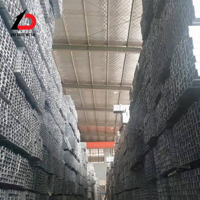 Hochwertiges Ss330 Ss400 S235jr Q195 Q235 Q345 Dicke 0,6-25mm Individuelle Größe und Oberfläche Quadrat/Rechteck galvanisiertes Stahlrohr mit Herstellerpreis