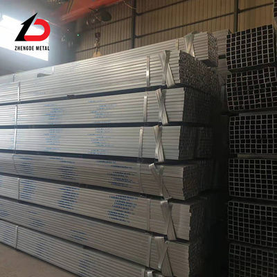 Hochwertiges Ss330 Ss400 S235jr Q195 Q235 Q345 Dicke 0,6-25mm Individuelle Größe und Oberfläche Quadrat/Rechteck galvanisiertes Stahlrohr mit Herstellerpreis