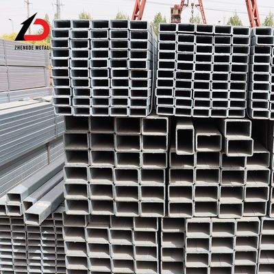 ASTM A500 Verzinktes Stahlrohr Shs Rhs Verzinktes Stahlquadratrohr