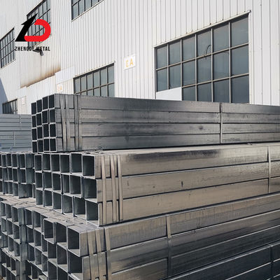 ASTM A500 Verzinktes Stahlrohr Shs Rhs Verzinktes Stahlquadratrohr