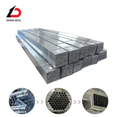 150*150*3mm 6m Länge Warmgetränktes Verzinktes Quadratrohr aus Kohlenstoffstahl für Baustoffe
