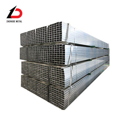 150*150*3mm 6m Länge Warmgetränktes Verzinktes Quadratrohr aus Kohlenstoffstahl für Baustoffe