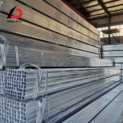 Europäische Norm Maß 20*20mm 40*40mm 60*60mm 80*80mm Verzinktes Quadratrohr aus Stahl