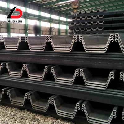                  Customized Hot Rolled PU32-1 PU32+1 PU 32 Larsen Sy390 Sy295 Type U Z II 2 Shape Mild Low Carbon Steel Sheet Piles Manufacture Price             