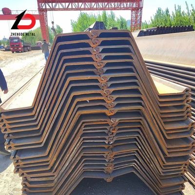 Warmgewalzte Larsen-Blatthaufen 400X100X10,5 mm U/Z Typ Sy390, Syw295, Syw390
