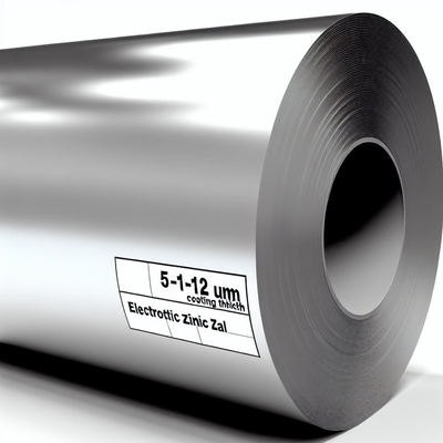 DX51D+AZ Verzinkte Spule 5-12μm Elektrolytische Zinkbeschichtung 1250mm Breite