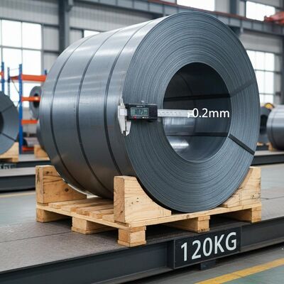CIF Kohlenstoffstahlspule mit einer Dicktoleranz von mehr oder weniger 0,2 mm und einem Gewicht von 120 kg