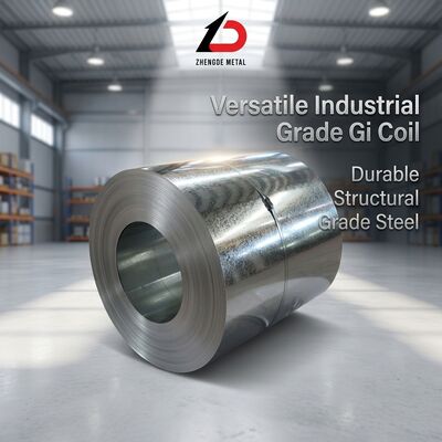 EN 10346 DX51D Verzinkte Stahlspule 0,4-3,0 mm 600-1500 mm Schlossformqualität mit Z100-Z275 Beschichtung