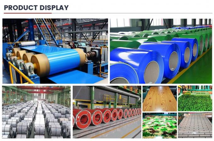 RAL Farbe PPGI Stahlspule PE SMP PVDF Metallfarben beschichtete Spulen 8