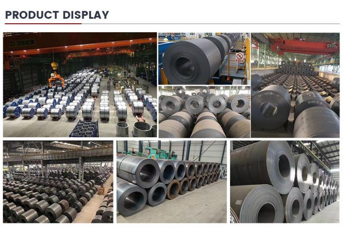 China Warmgewalzte Kohlenstoffstahlspule ASTM A36 A53 Q235 Q345 Stahlspule 5mm 10mm 15mm Dicke kundenspezifische Streifenspule für die industrielle Fertigung 8
