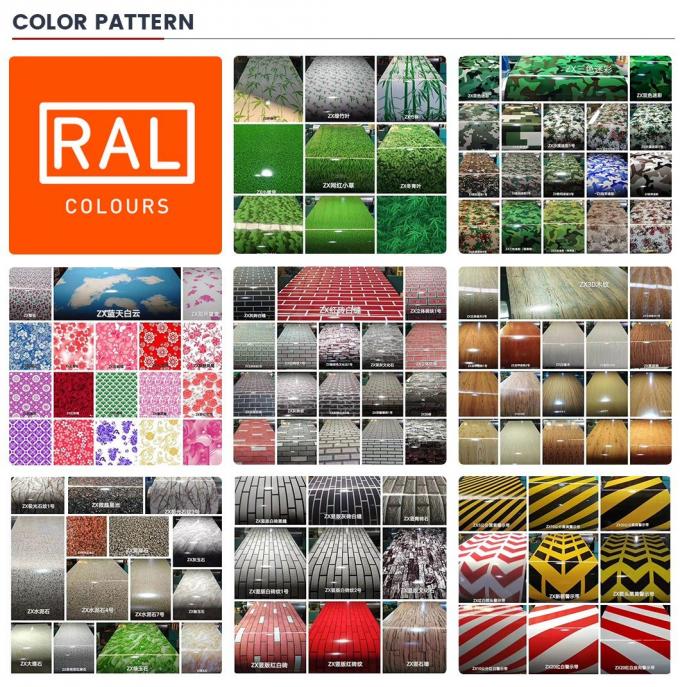 Reinraum-Panel verwendet 0,16mm 0,20mm 1000mm 1200mm Hersteller Lieferung Ral Farbe PPGI-Coils 6
