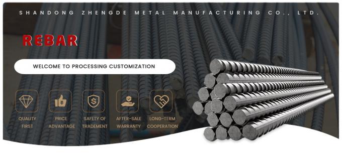 Warmgewalzte HRB400 HRB500 Eisenstange Stange Stahl B500 B500b Deformierte Stange kundenspezifischer Durchmesser 6mm-50mm A500 Verstärkende Stahlstange Verstärkung 0