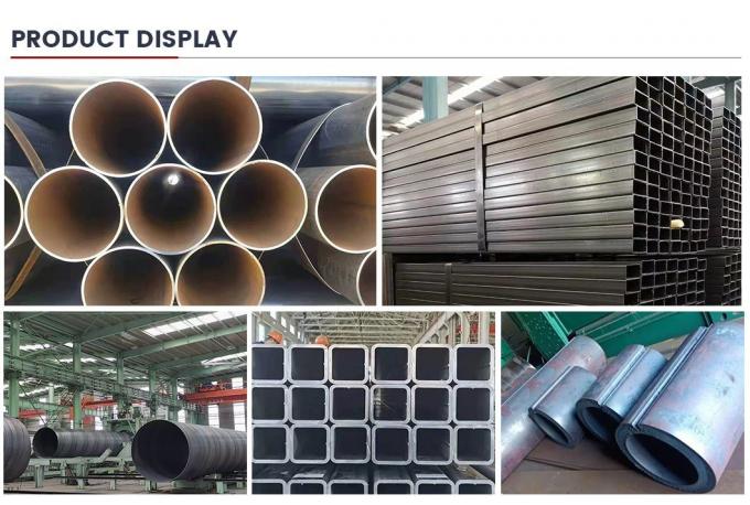 Kohlenstoffgeschweißtes Stahlrohr Q345 API L80 API N80 ERW Efw Säge, warmgewalzte, dicke Wand, gewindete Röhre für den Bergbau der chemischen Industrie 7