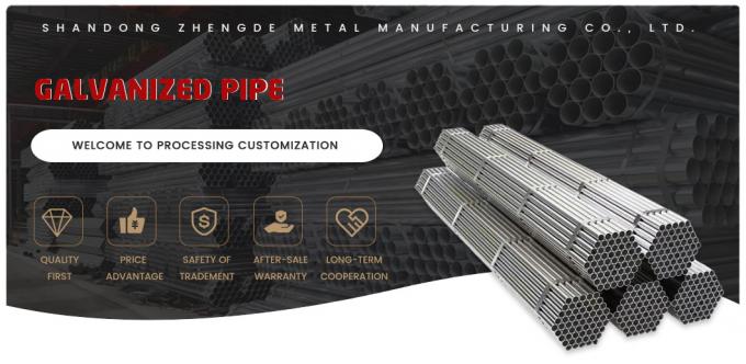 Gl Galvanisiertes Stahlrohr Q235 Q195 Q235 Q195 Heißgetipptes Galvanisiertes Rundrohr 0