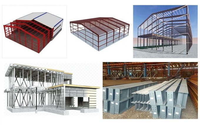 High Quality Prefabricated Steel Structure for Customized Construction Factory Portal Frame Processing Workshop Building Warehouse Workshop