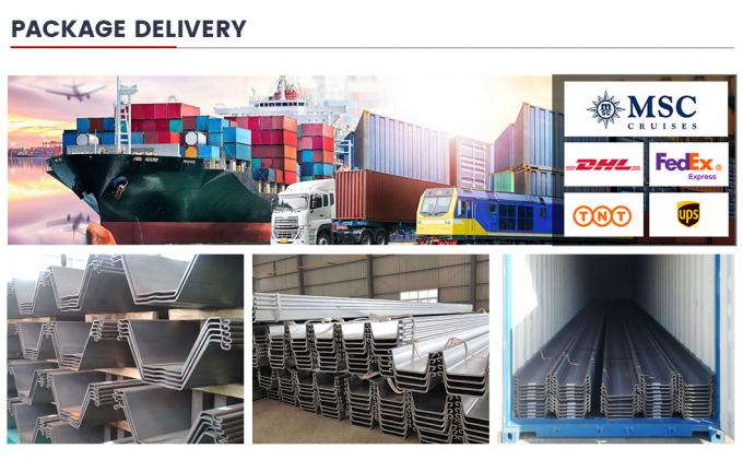 China Lieferant Q235 Sev245 S355n Z Typ U Typ Larsen Stahlblechstapel 10
